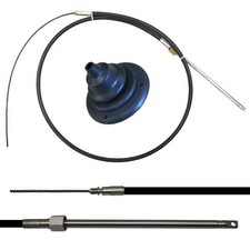 11FT M58 LIGHT DUTY STEERING CABLE & GROMMET KIT Outboard / Inboard for T67 Helm