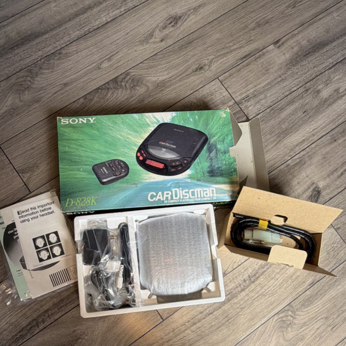Sony Car Discman D-828K Black CD Player ESP Hydro Suspension