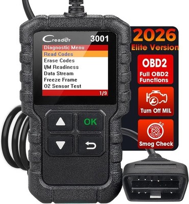 LAUNCH Creader 3001 OBD2 Scanner, Engine Launch x431 V+ Scan tool, CR3001 