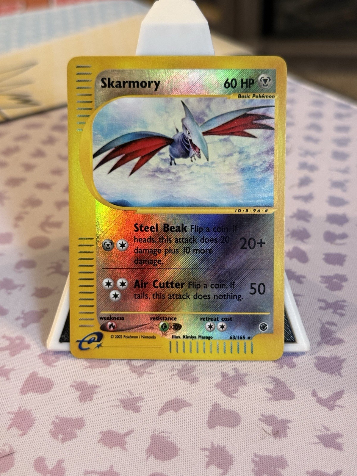Pokémon TCG Skarmory 63/165 Expedition Reverse Holo Card NM Pack Fresh 2002 TCG