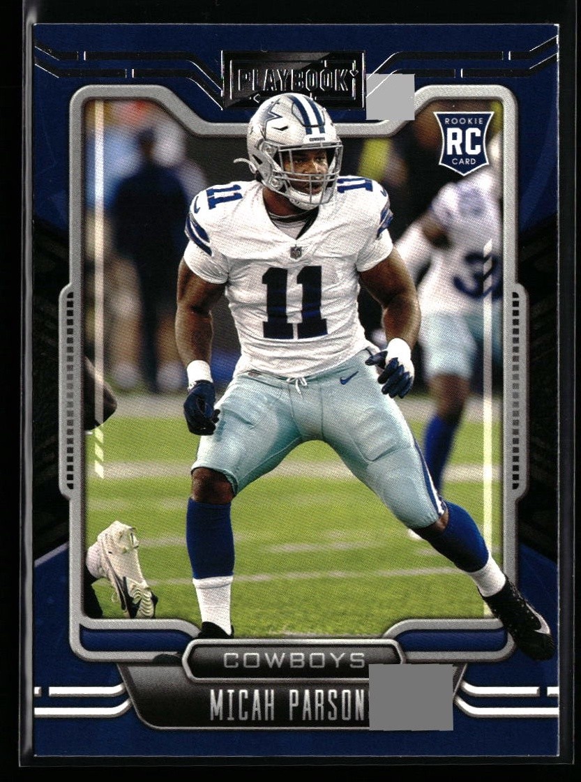 Micah Parsons 2021 Panini Playbook #145 Rookie Dallas Cowboys