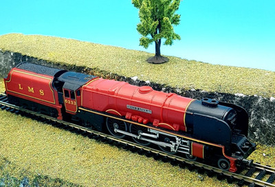 Spur HO Vintage Dampflok Zug Modelleisenbahn Lok Tender