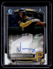 2025 Bowman Chrome #CPA-JS Jhonny Severino Bowman Chrome Prospects Autographs
