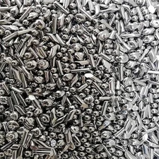 SimondStore Stainless Steel Tumbling Media Shot - Mix 4 Shapes for Jewelry - 1LB