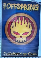 the offspring conspiracy of one on tour poster double sided 2000 skull flames ta