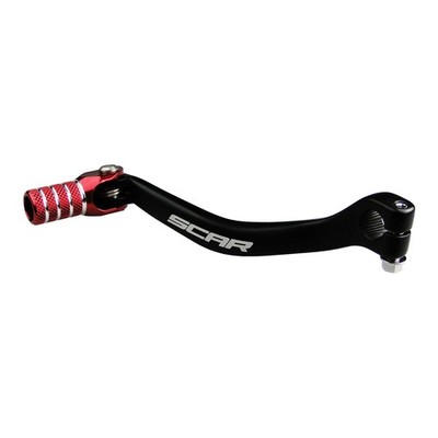SCAR Gangschalthebel SHIFT LEVER HON RD schwarz rot