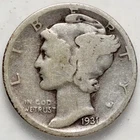 1931-S Mercury Dime