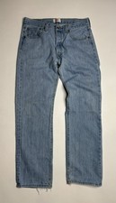 Vintage Levi  s 501 Button Fly Straight Leg Denim Jeans Size 32 x 30 