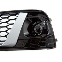 Nebelscheinwerfer Gitter Schwarz Silber Passend FüR Audi Q5 FY 2017-2020