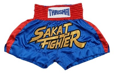 Street Fighter Kickboxing Muay Thai Shorts Sakat Comic Cartoon Game Boss Costume