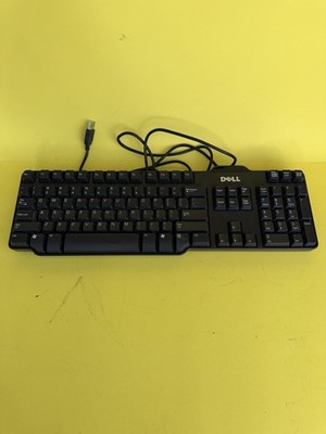 Dell Black Keyboard Wired Model L100 SK-8115