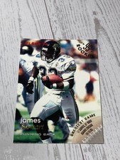 Fleer 1996 James Stewart Rookie Jacksonville Jaguars #65 Football Card. rookie card picture