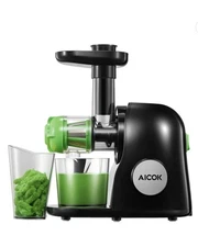 Aicok Slow Masticating cold press Juicer Extractor Machine AMR521 Ivory White