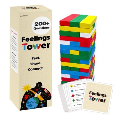 Aesthec Feelings Tower Therapy Game For Kids Teens Emotion Regulation Stacking