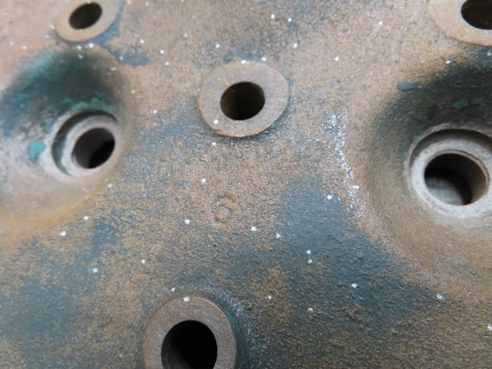 FORD V8 1937-1938 21 TACOS CABEZA PLANA MOTOR CULATAS DE CILINDRO DE COLECCIÓN ORIGINAL 77-6050-A Foto 4 de 4