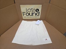 NWT Jordan Utility Skort Pockets Girls S 8-10 Years Cream Coconut Milk MSRP 40