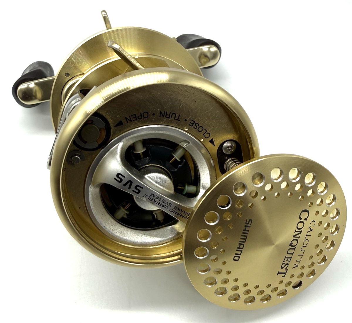 Shimano 00 CALCUTTA CONQUEST 201 Bait Casting Reel with Box JAPAN