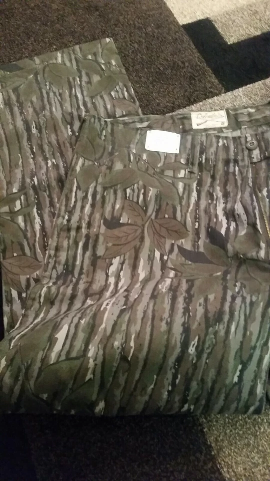 Pantalones Realtree vintage de Cabela con logotipo antiguo RARO. 42 x 32. Nuevo stock antiguo. C3 Foto 2 de 4