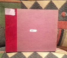 VINTAGE Record Binder - 7" 45rpm - 10 sleeve / page Booklet VG 