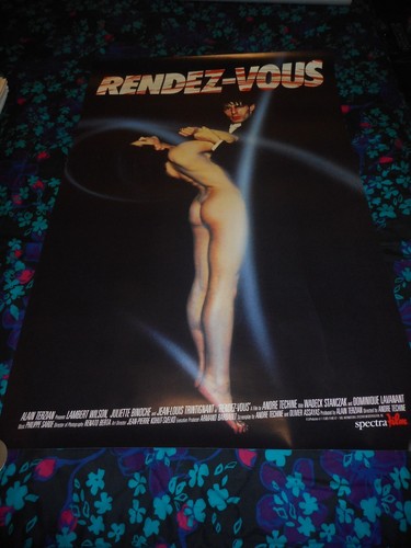 RENDEZ-VOUS - ORIGINAL SS ROLLED POSTER - 1985 - JULIETTE BINOCHE