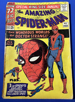 The Amazing SPIDER-MAN KING-SIZED ANNUAL # 2  (1965)    Featuring DR. STRANGE!