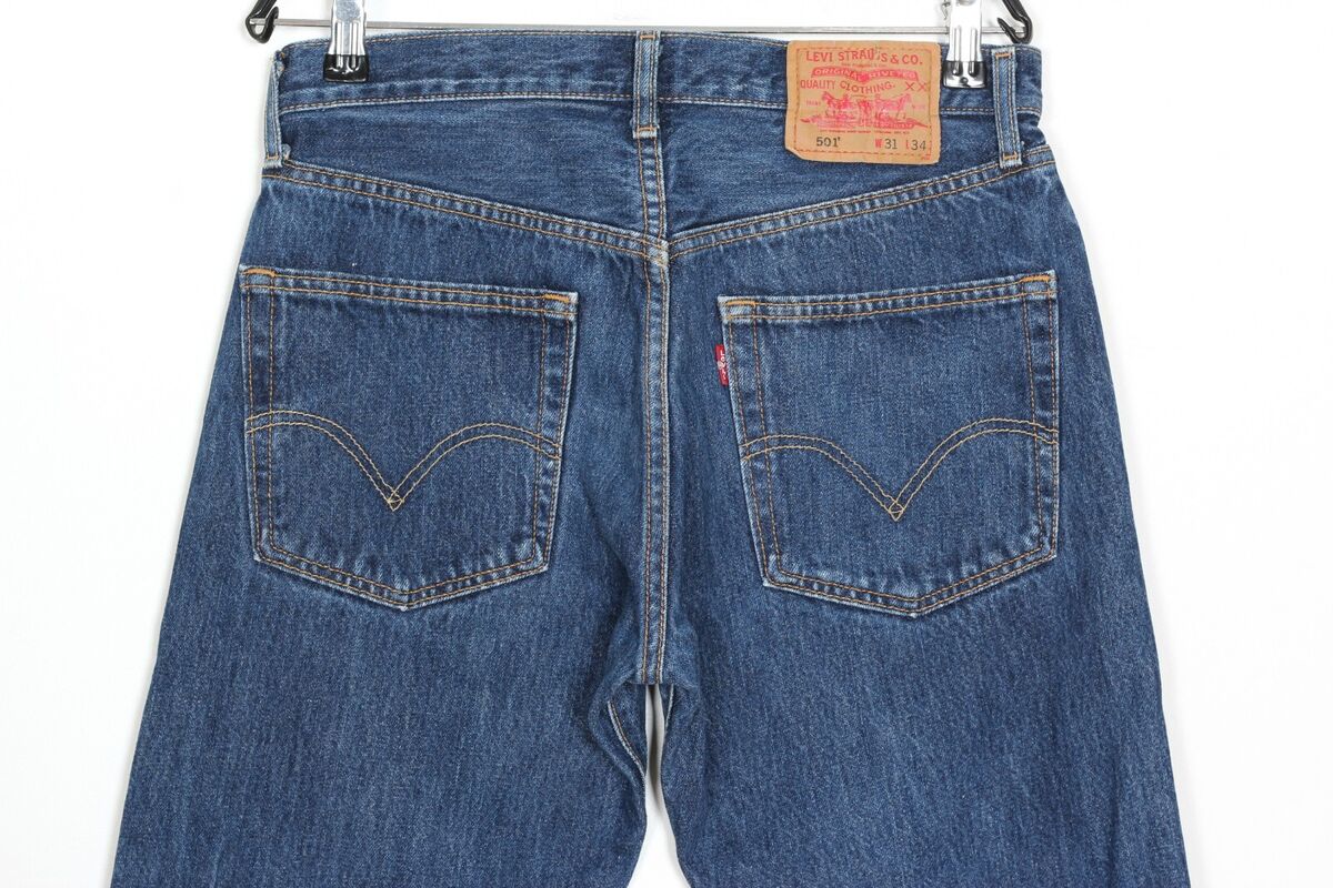 LEVI'S 501 Vintage Jeans Men Size W31 L34 Regular Straight
