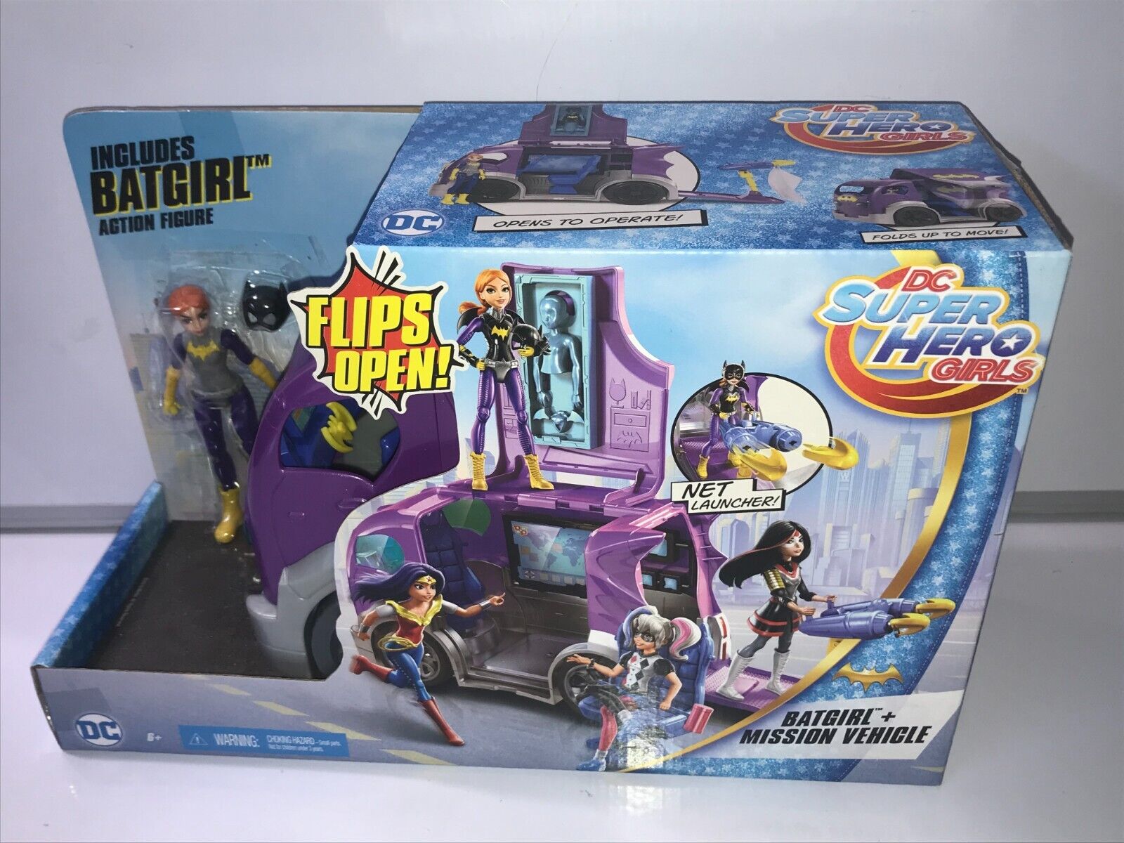 NEW! Mattel-DC Super Hero Girls Batgirl & Vehicle Playset (DVG94)