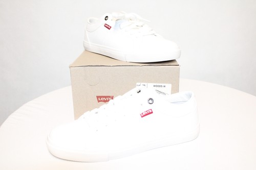 Levi's Woods Damen Sneaker Weiß EU Größe 38 Neu Rechnung MwSt