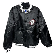G-III Men's NHL Buffalo Sabres Locker Room Varsity Satin Jacket