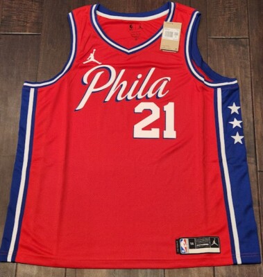 NWT Nike Swingman Connect Joel Embiid Philadelphia 76ers Jersey Mens 2XL SZ  56