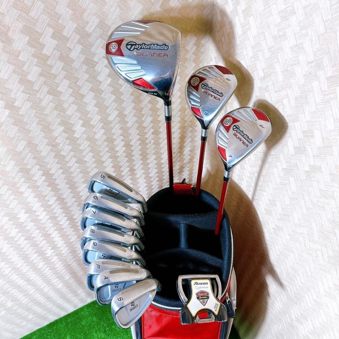 Taylormade Club Set 1W 5W 7W 5-9i Pw Aw Sw PT 12pc RH Graphite