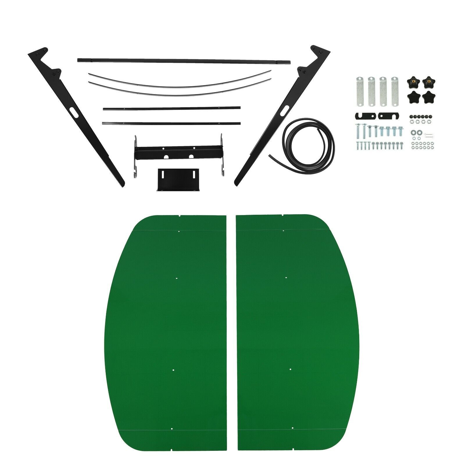 For Kubota, Kioti, Agco Tuff Top Tractor Canopy Orange/White/Green/Red