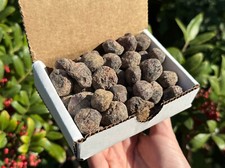 Caja de regalo de piedras naturales áspera granate rojo, lote de 1/2 lb (cristales crudos grado 'A')