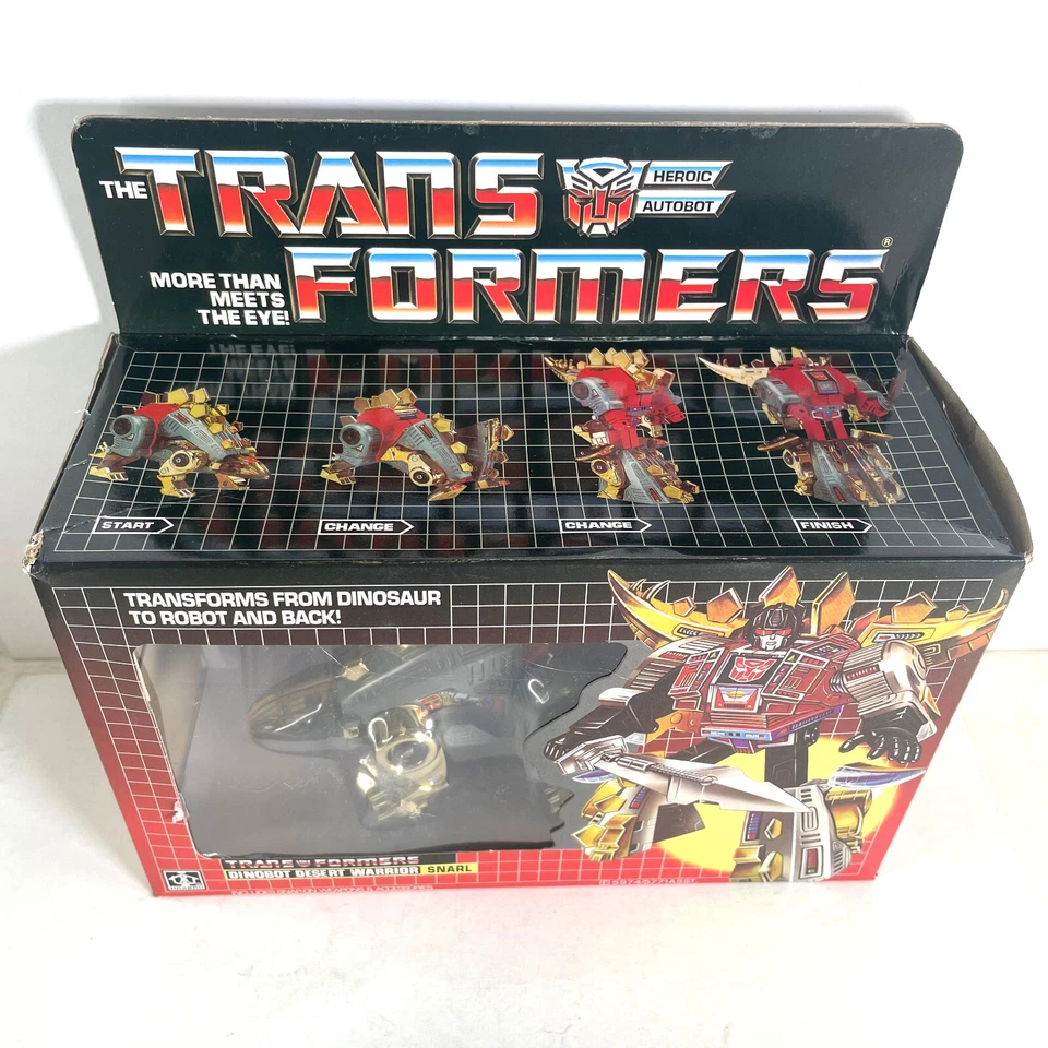 Transformers G1 Dinobot Desert Warrior Snarl Reissue Action Figure Toys New Box - Image 4 of 4