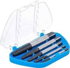 Screw & Bolt Extractor Set – Hardened Steel | Damaged Fastener Remover | Case