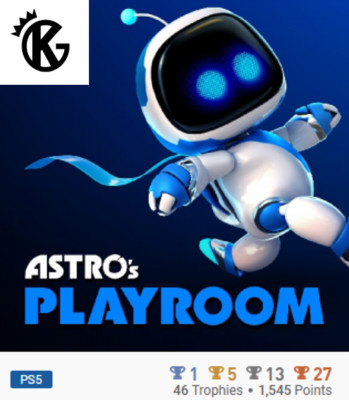 Astro s Playroom PS5 Platin Trophäe / Trophy + DLC  Service  