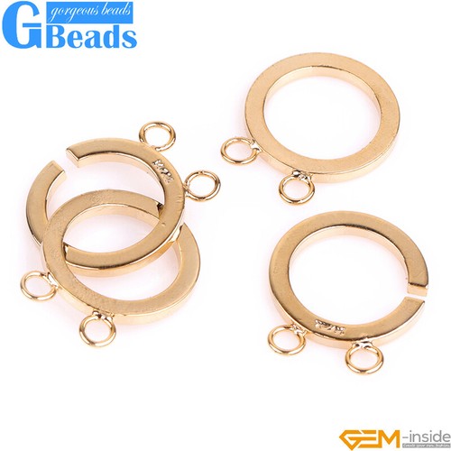 Connector Hook and Eye Clasp Jewelry Making Clasps Necklace 14K Gold Filled - Picture 19 of 39