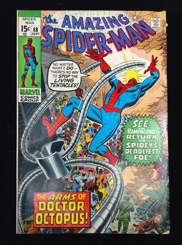 Amazing Spider-Man 88! Doctor Octopus Returns! Lee & Romita! G/VG (3.0)