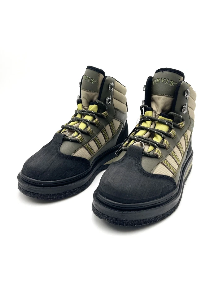 Botas de Vadeo ORVIS Ligeras Pesca con Mosca Suela de Fieltro Botas para Hombres Talla 8 Tostado Oliva Foto 4 de 4