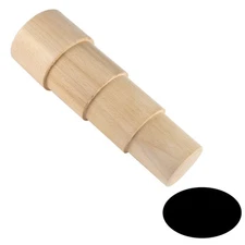 Bracelet Mandrel 4 Stepped Wood - Oval - 43-212