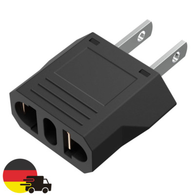 1 x Reise Adapter EU/AUS auf US/JP/CN 2-Pin Amerika/Japan/China Konverter