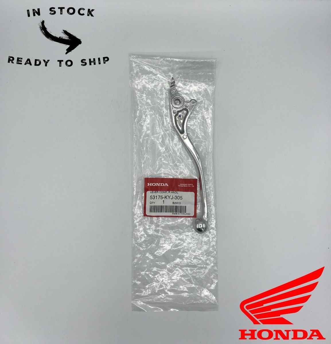 Genuine OEM Honda Front Right Brake Lever Handle 53175-KYJ