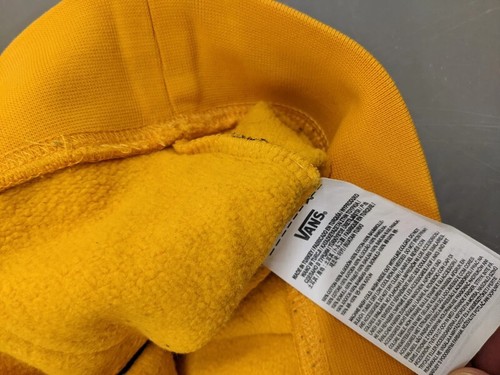 Sudadera Vans Quarter Cremallera Grande Azul Marino Amarillo Niños - Imagen 3 de 6