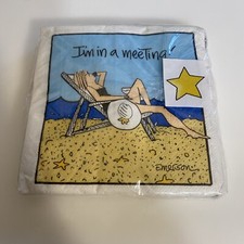 Design Design Emerson "I'm In A Meeting" 20 Beverage Napkins zac