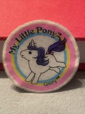 My Little Pony MLP G1 Puffy Sticker - Glory - Vintage 1983, Used No Backing 