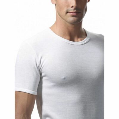 RAGNO MAGLIA INTIMA UOMO SINTONIA ,MANICA CORTA LANA FUORI COTONE
