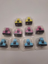 Lot of 10 Genuine HP 02 Series Colored Ink Cartridges EXPIRED