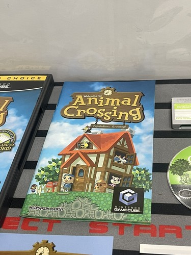 Animal Crossing (Nintendo GameCube 2002) Complete in Box + Memory Card & Inserts - Picture 3 of 10
