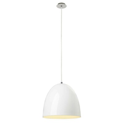 SLV 155471 Para Cone 40 Pendant, Round, White, E27, Max. 60w
