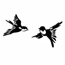 Bird flying Decal vinyl wall decals sticker home wall window door room art decor